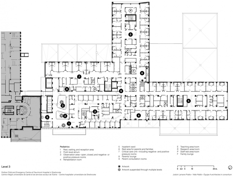 a new mother child and emergency centre in sherbrooke offers a reimagined hospital experience by jodoin lamarre pratte yelle maille equip...