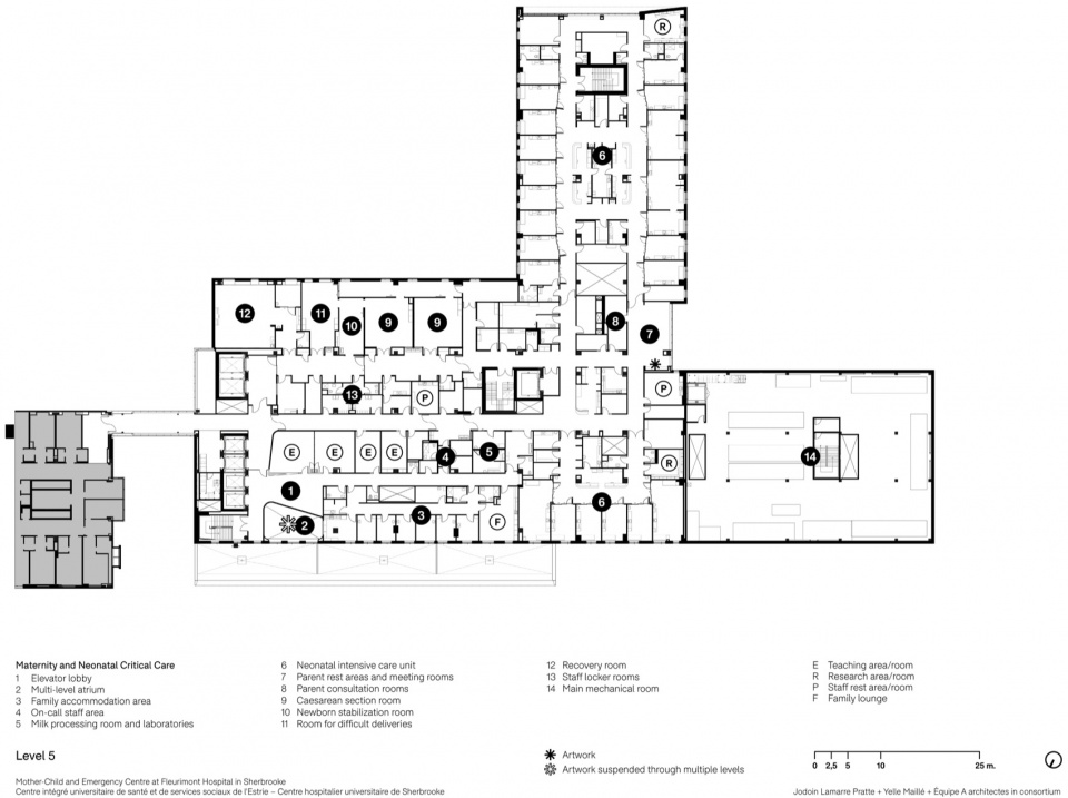 a new mother child and emergency centre in sherbrooke offers a reimagined hospital experience by jodoin lamarre pratte yelle maille equip...
