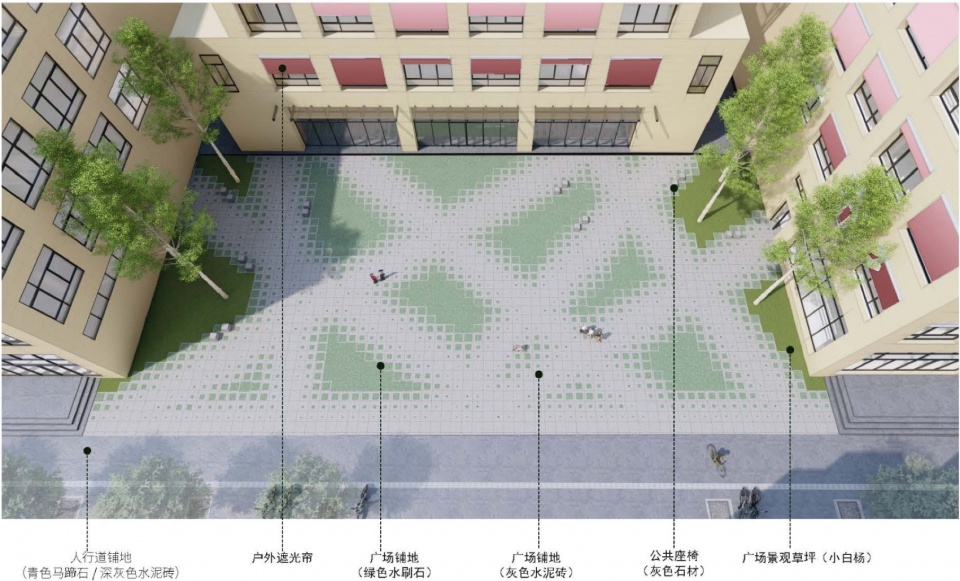 quanzhou road yizhou road promenade greenway activating everyday street life through walking by atelier liu yuyang architects