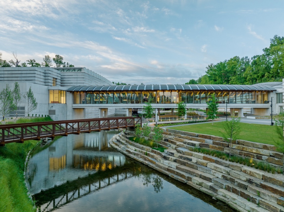 Crystal Bridges Expansion by Safdie Architects