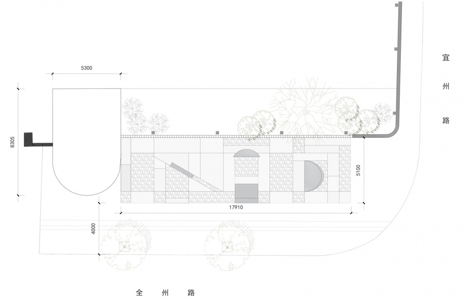 quanzhou road yizhou road promenade greenway activating everyday street life through walking by atelier liu yuyang architects