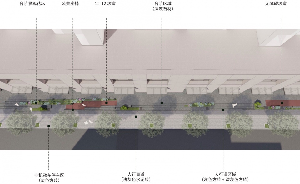 quanzhou road yizhou road promenade greenway activating everyday street life through walking by atelier liu yuyang architects