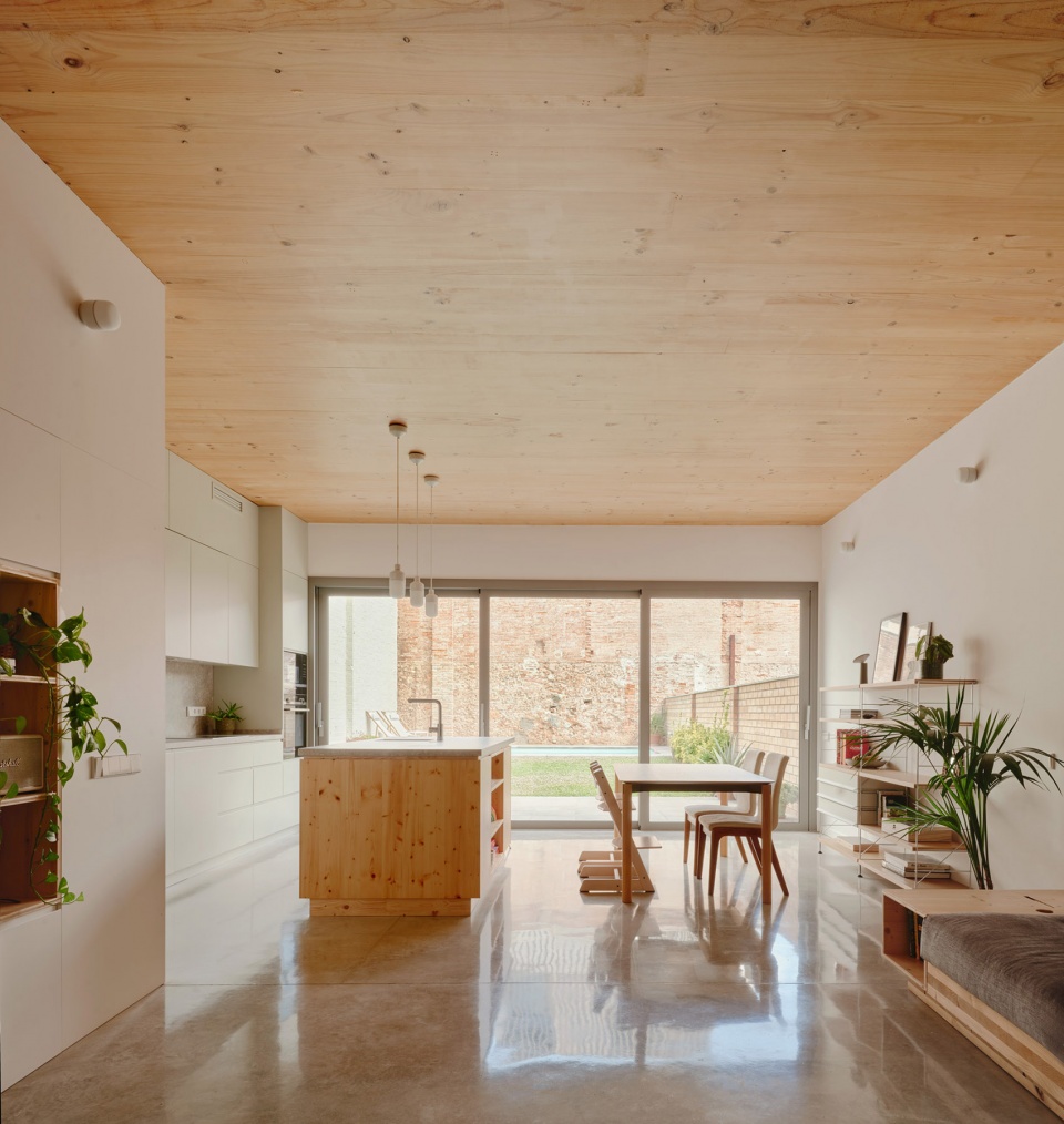117bof a house to live around a tree by vallribera noray arquitectes