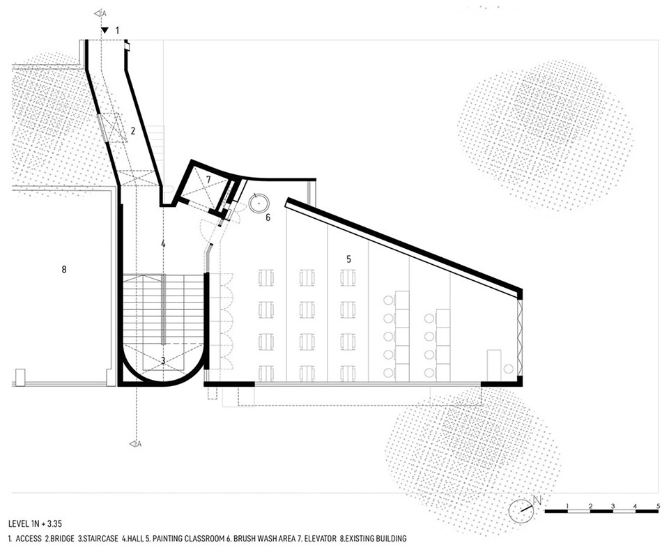 Arts Building Cardinal Spellman Salesian Bilingual School by STUDIO BLUR