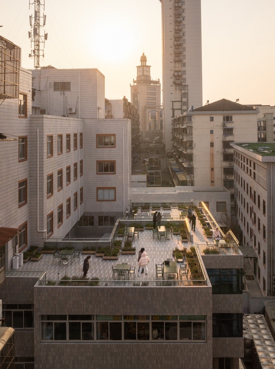 banshan1994 commune constructing a new locality by office canopy of architecture