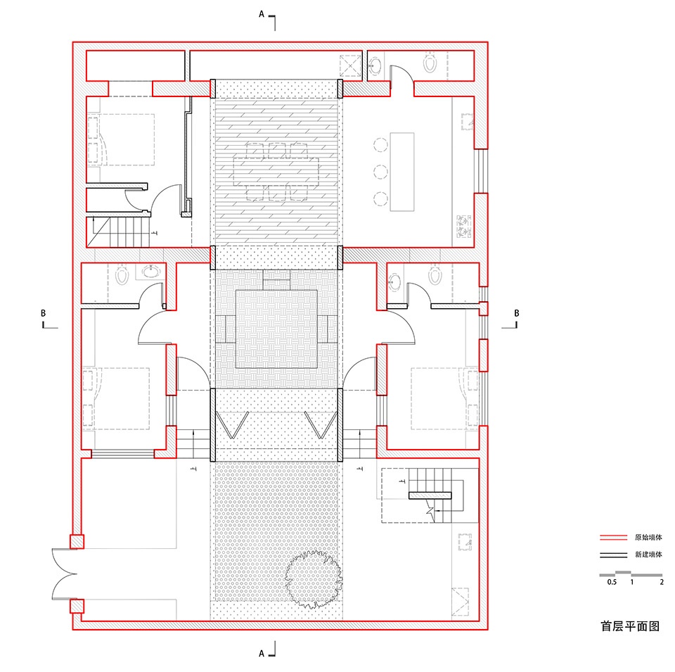 a collection of courtyard renovations in ximaiyao village by bu