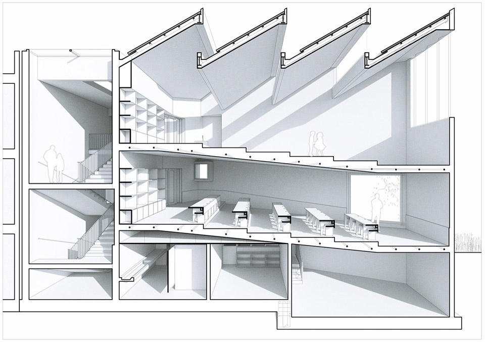 Arts Building Cardinal Spellman Salesian Bilingual School by STUDIO BLUR