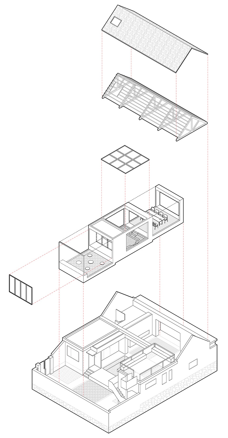 a collection of courtyard renovations in ximaiyao village by bu