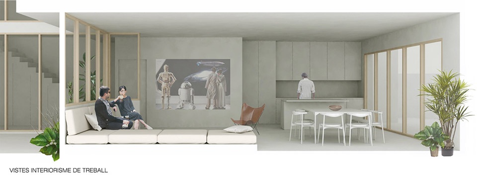 117bof a house to live around a tree by vallribera noray arquitectes