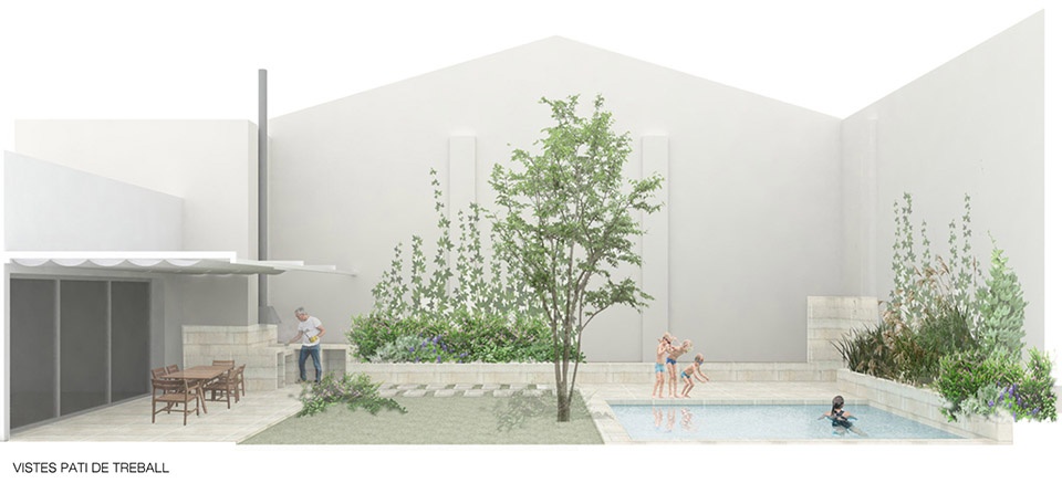 117bof a house to live around a tree by vallribera noray arquitectes