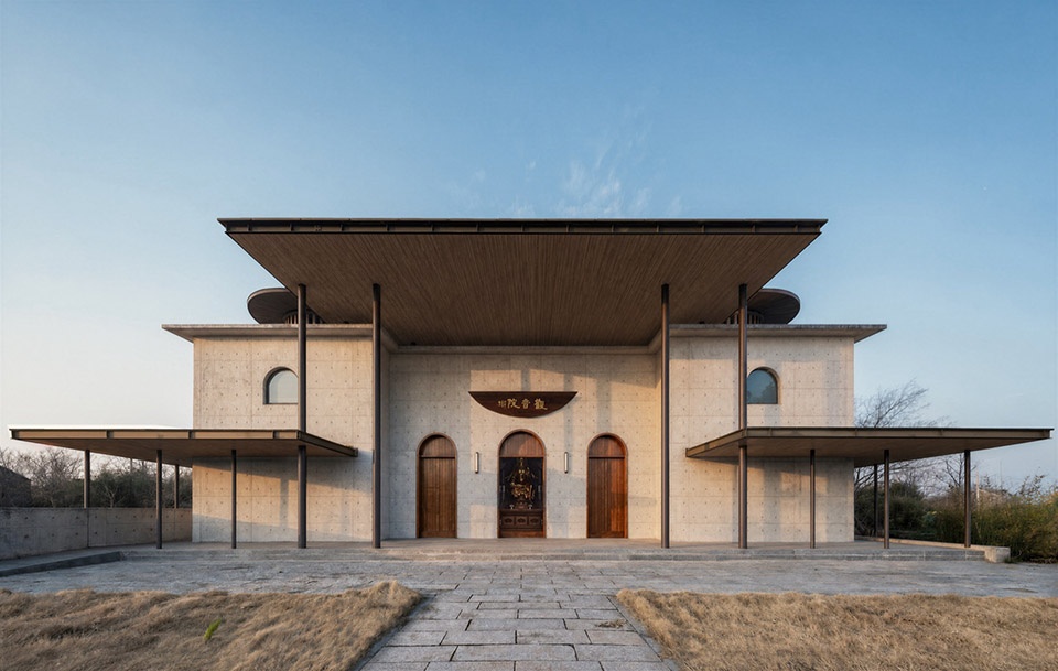 Design of Guanyin Monastery Yangzhou Jiangsu by Shanghai Shanxiang Architectural Design