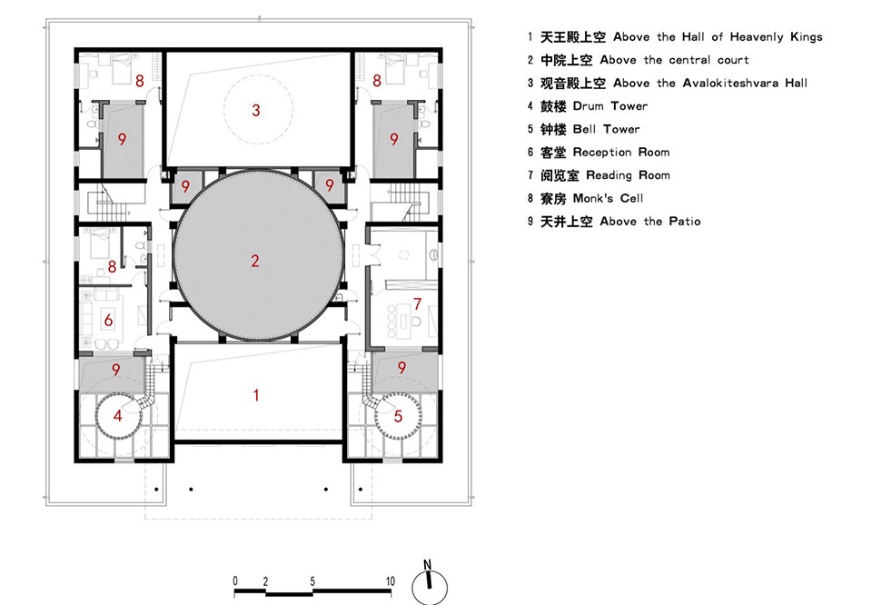 Design of Guanyin Monastery Yangzhou Jiangsu by Shanghai Shanxiang Architectural Design