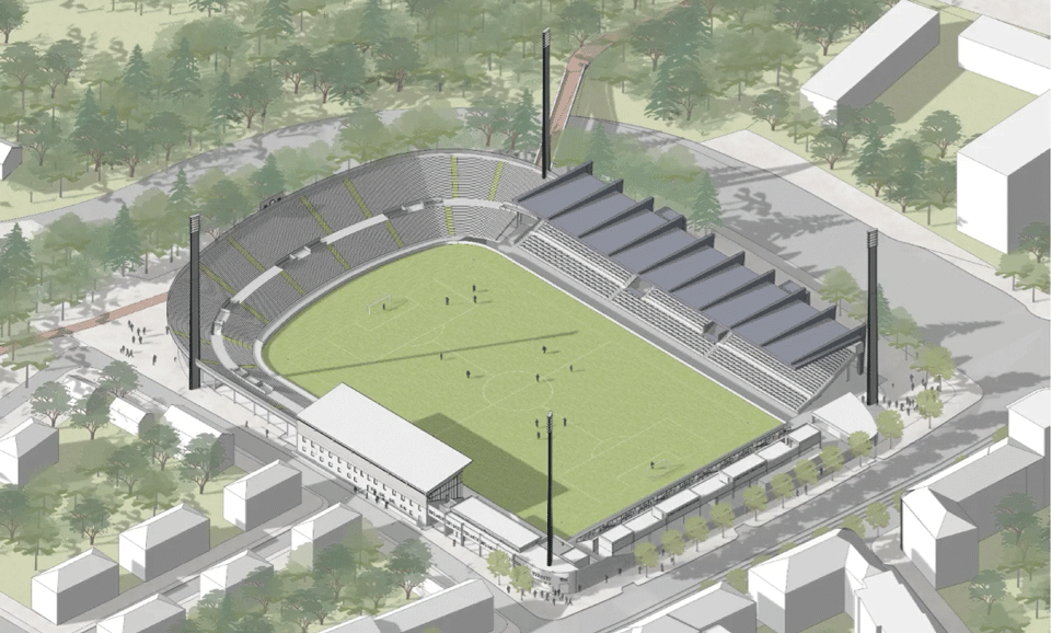 Sechzgerstadion in Munich by Powerhouse Company