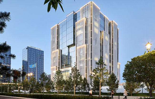National Bank of the Republic of Kazakhstan headquarters by ZHA