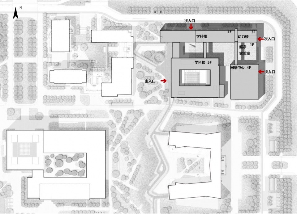 the academic building for network center computer science big data and microelectronics