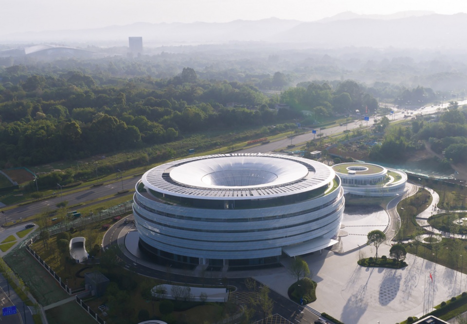 tianfu fusion technology research center by cscec