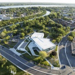 Expansion of Bibliothèque L’Octogone by Anne Carrier Architecte
