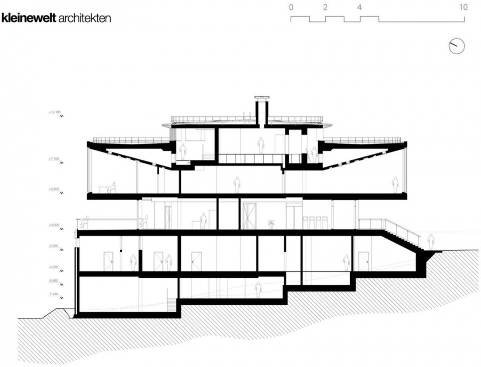 the plato restaurant by kleinewelt architekten