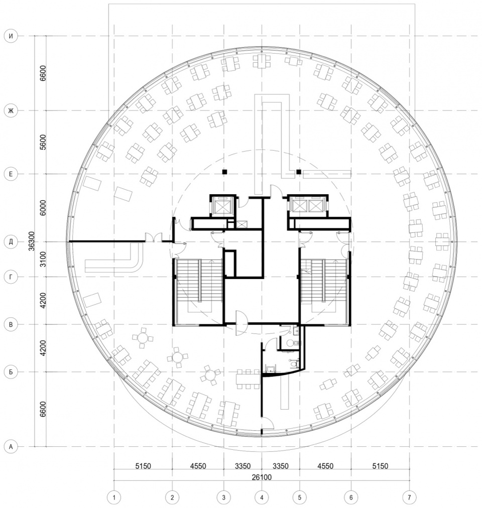the plato restaurant by kleinewelt architekten