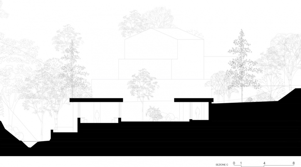 narrow house by studio lorenzo guzzini