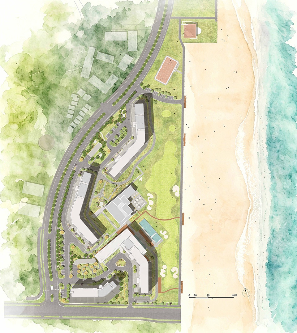 aranya sea mirror garden by zscape