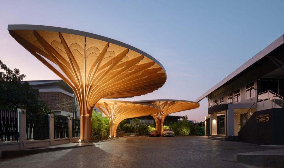 Thepwatana Solar Parking Roof by Openbox Architects