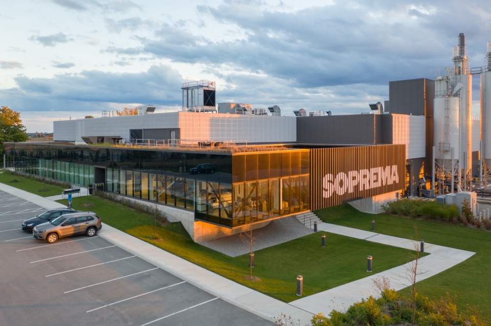 new soprema plant by lemay