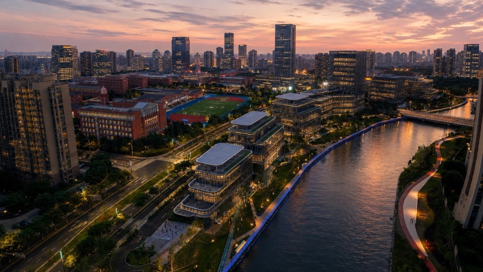Riverside Landscape Design of Green Belts on Both Sides of Dadongjiang
