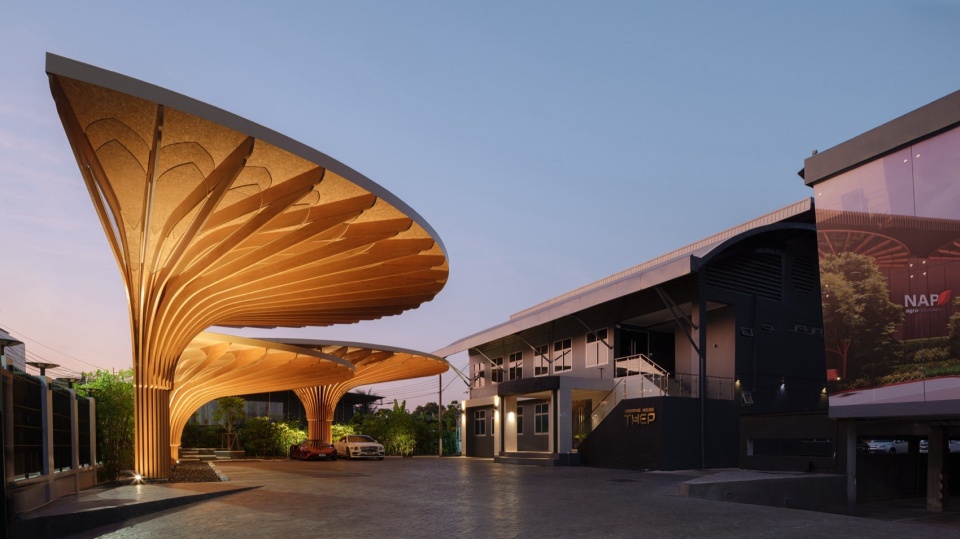 Thepwatana Solar Parking Roof by Openbox Architects