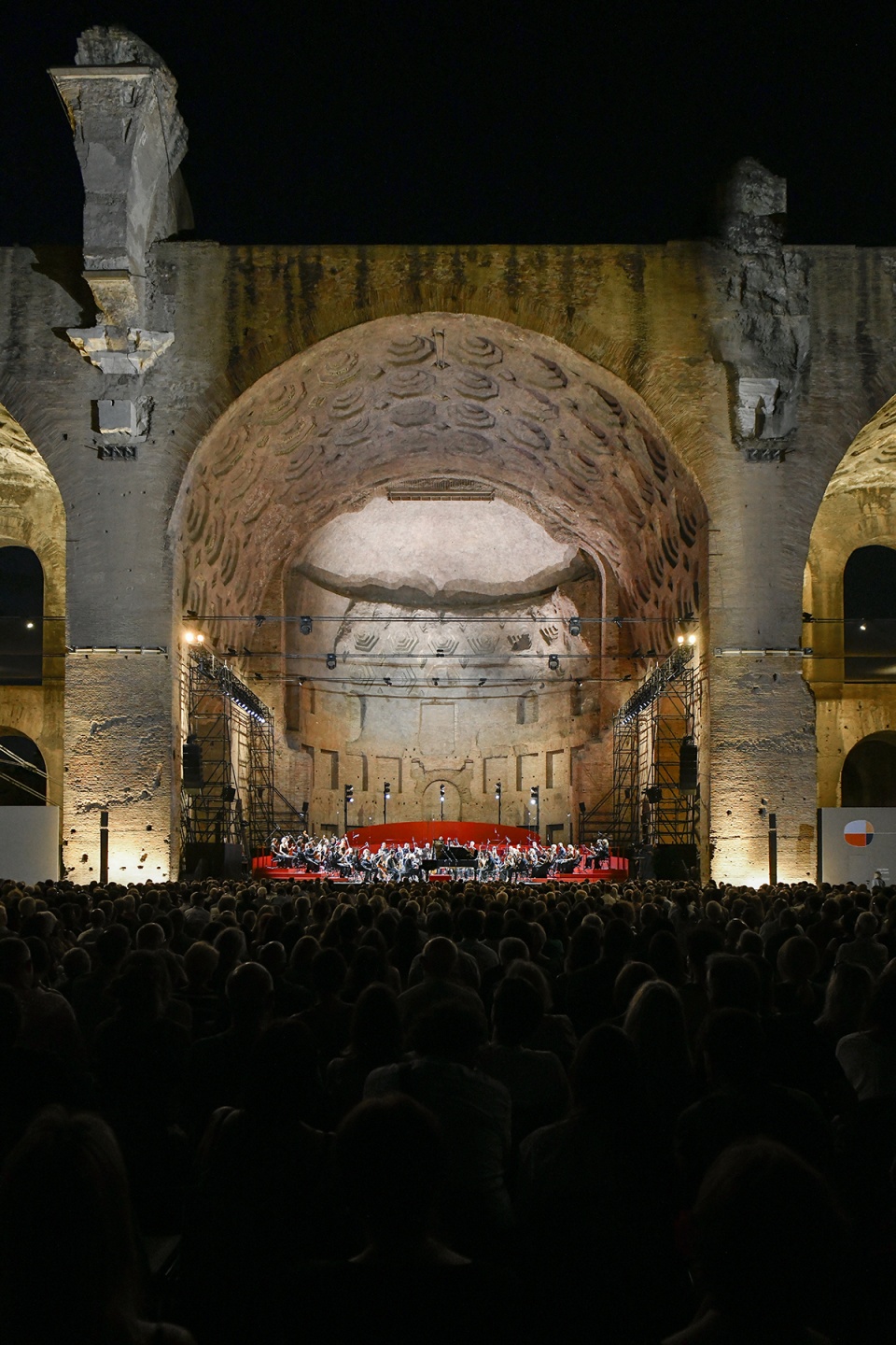 basilica di massenzio new temporary installation by alvisi kirimoto
