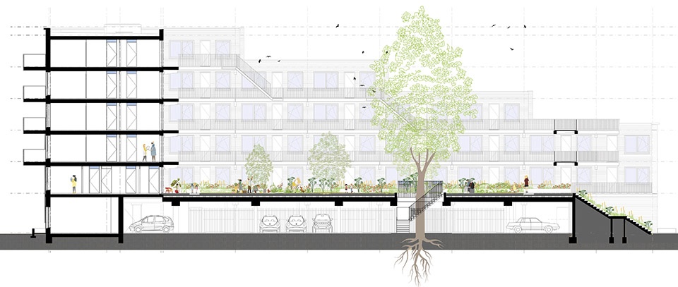 steenzicht social housing by jvst