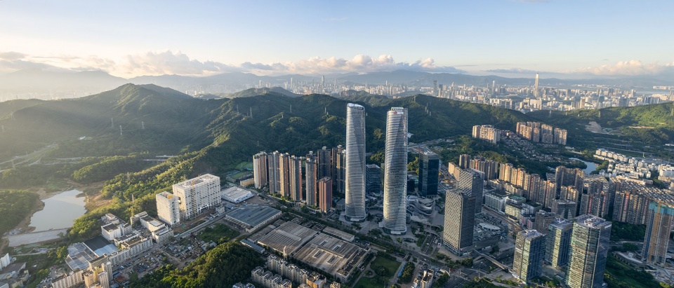 The Shenzhen Galaxy World Twin Tower