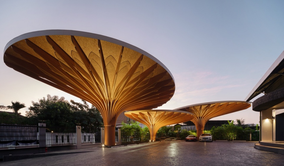 Thepwatana Solar Parking Roof by Openbox Architects
