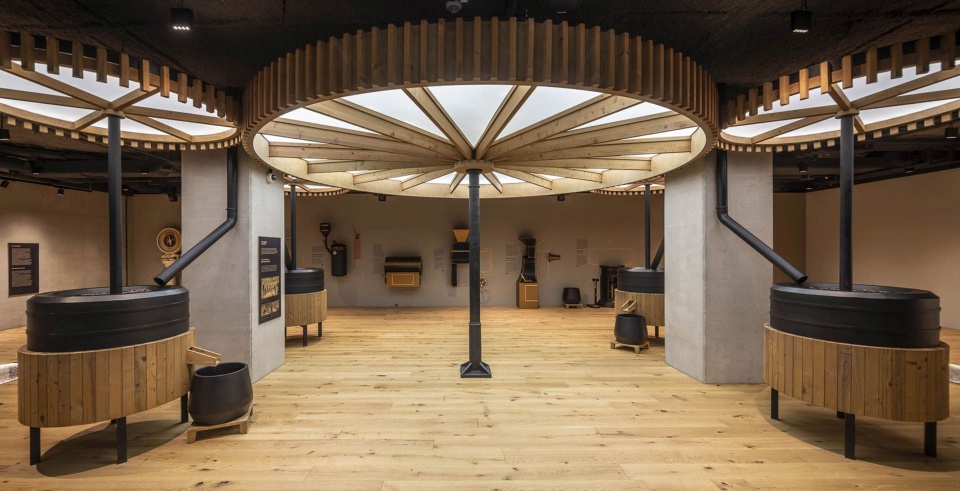 wwaa designs an immersive exhibition inside the e wedel chocolate factory