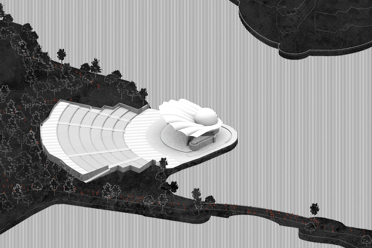 renovation of shell theatre central island performance venue by duts