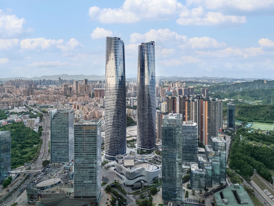 The Shenzhen Galaxy World Twin Tower
