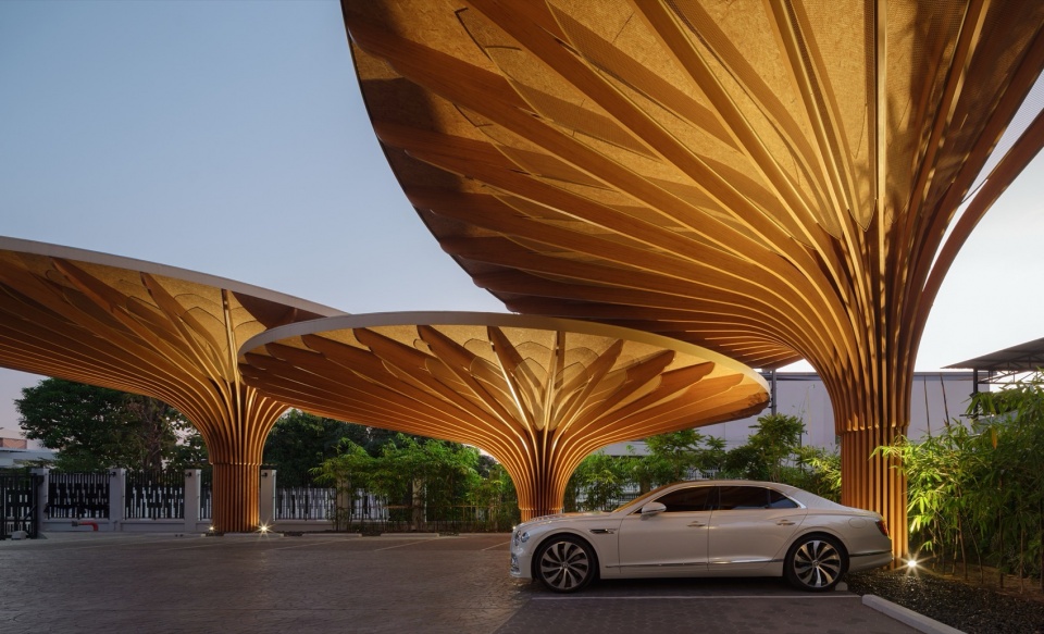 Thepwatana Solar Parking Roof by Openbox Architects