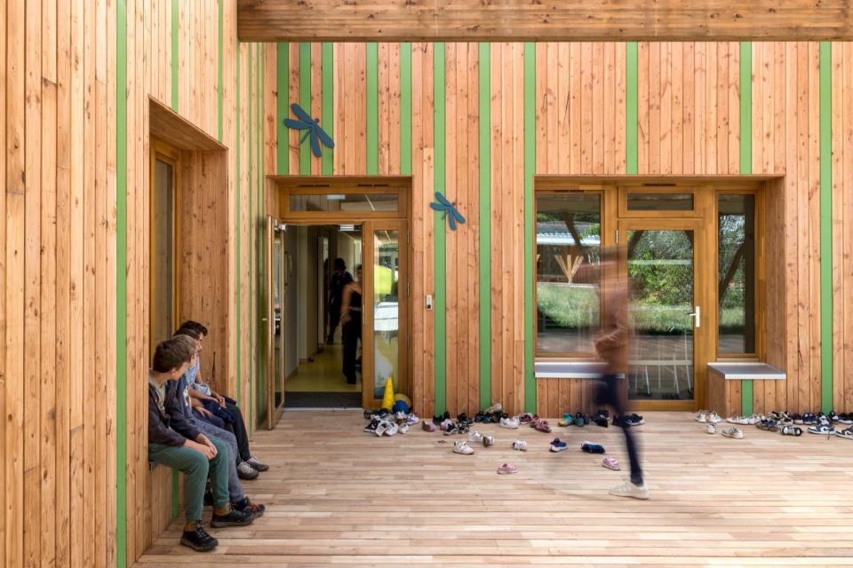 leisure centre with dormitory by atelier quatre r2k architectes