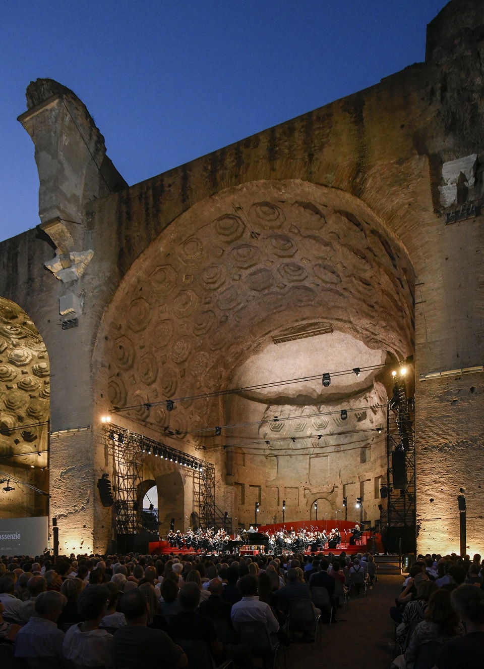 basilica di massenzio new temporary installation by alvisi kirimoto