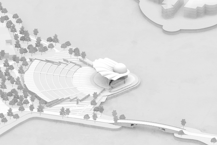 renovation of shell theatre central island performance venue by duts