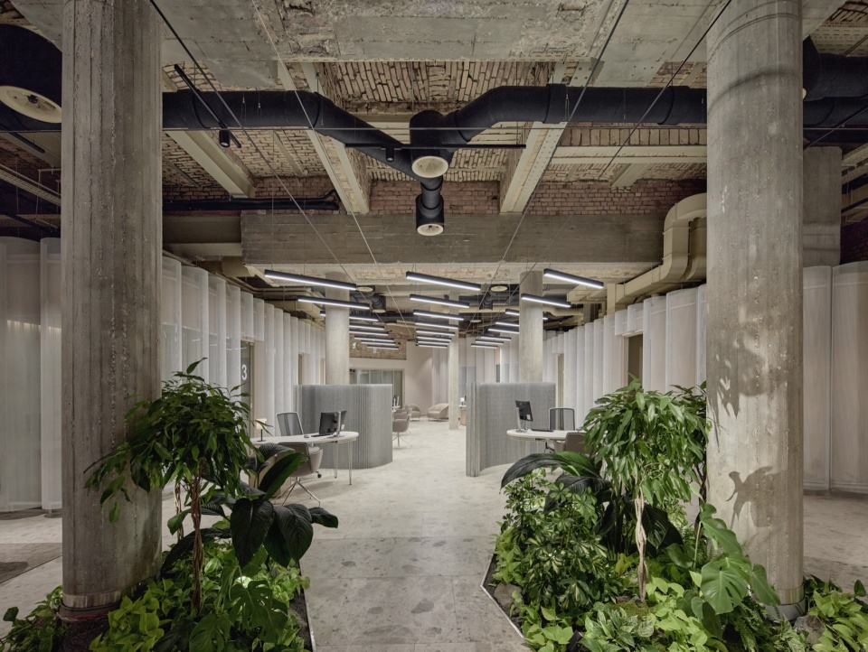 kh bank branch interior design by lab5 architects dobos andras
