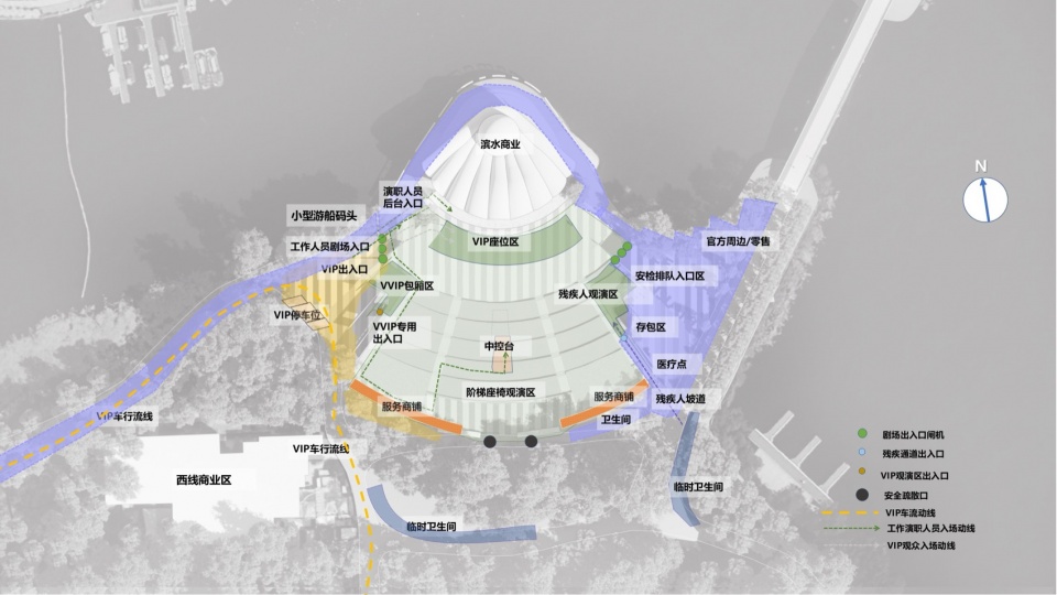 renovation of shell theatre central island performance venue by duts