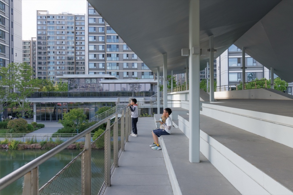 Galaxy Waterfront Public Space in Songjiang New City Shanghai by Original Design Studio