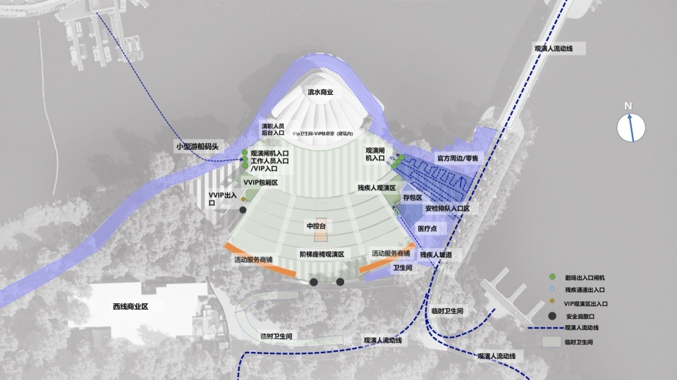 renovation of shell theatre central island performance venue by duts
