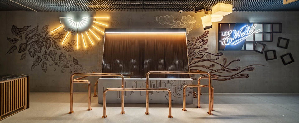 wwaa designs an immersive exhibition inside the e wedel chocolate factory