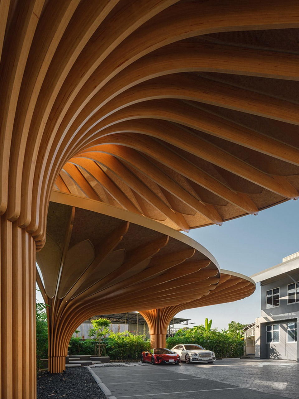 Thepwatana Solar Parking Roof by Openbox Architects