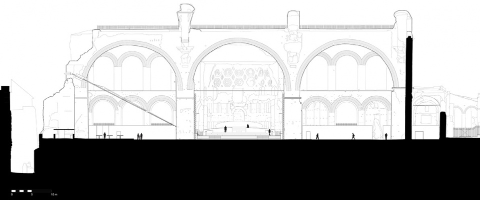 basilica di massenzio new temporary installation by alvisi kirimoto