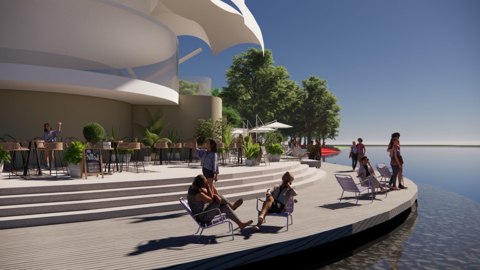 renovation of shell theatre central island performance venue by duts