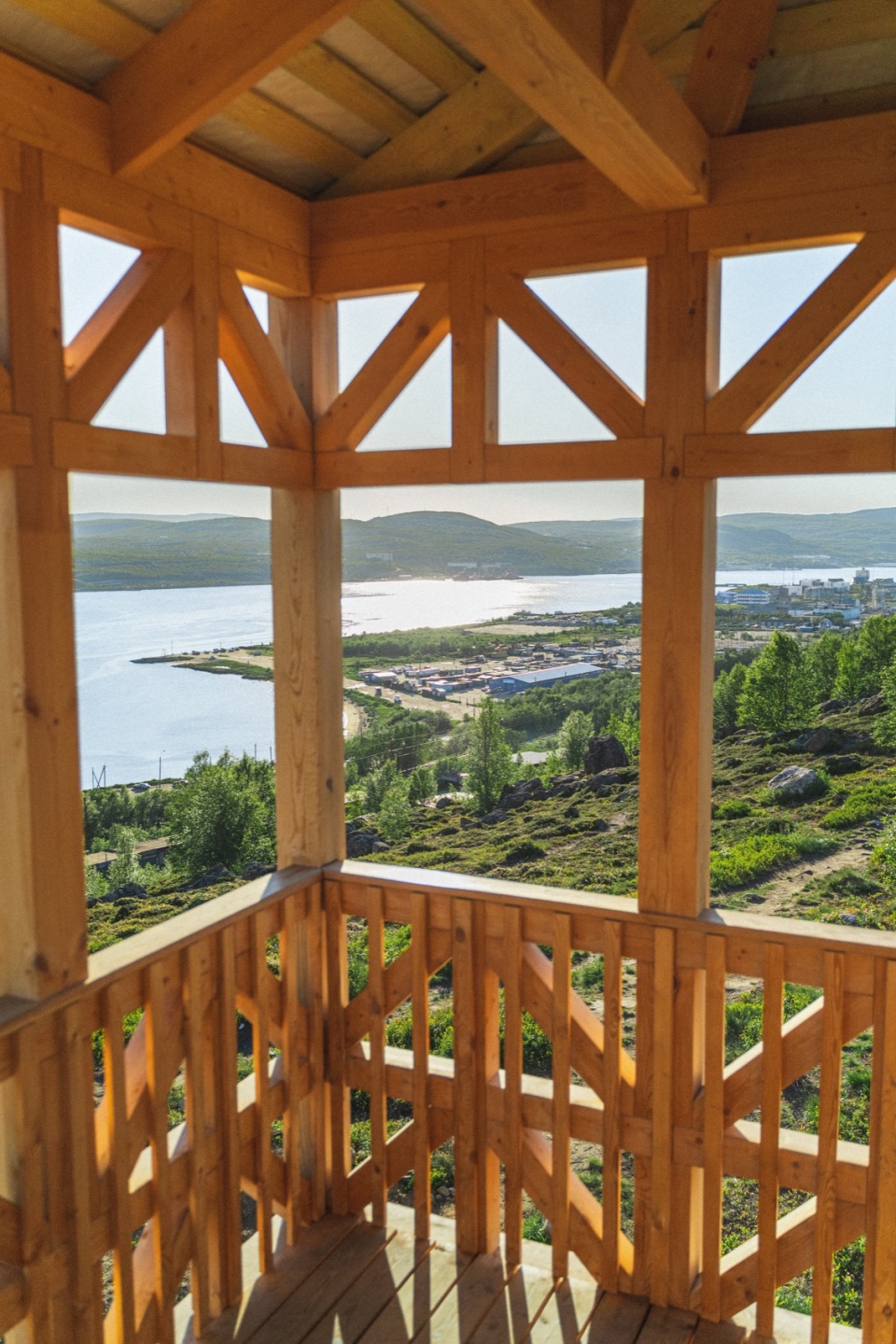kola bay lighthouse viewpoint by arctic timber architecture