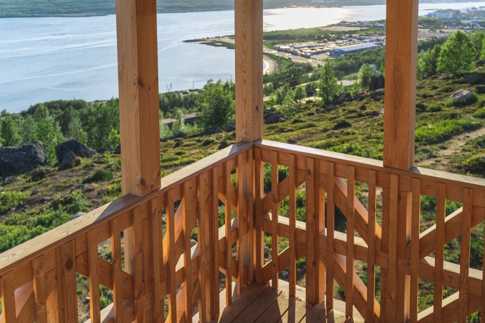 kola bay lighthouse viewpoint by arctic timber architecture